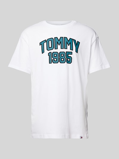 Tommy Jeans T-shirt z nadrukiem z logo Biały 2