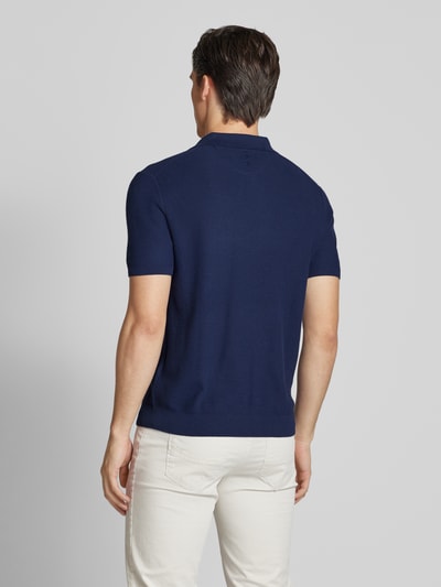 Polo Ralph Lauren Slim Fit Poloshirt mit Kentkragen Marine 5