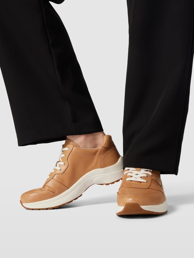 Lauren Ralph Lauren Sneakersy ze skóry model ‘Rylee’ Wielbłądzi 1