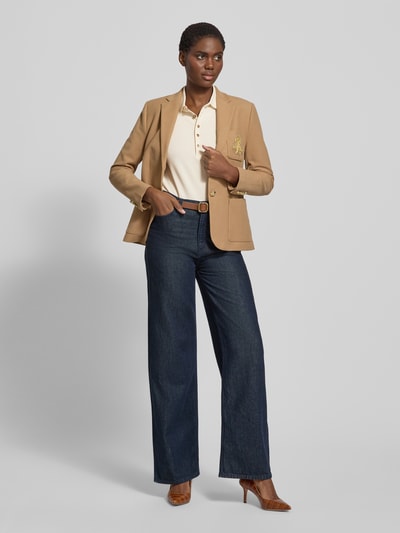 Lauren Ralph Lauren Slim Fit Poloshirt mit Knopfleiste Modell 'KIEWICK' Beige 1