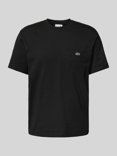 Lacoste T-Shirt mit Brusttasche Black 2
