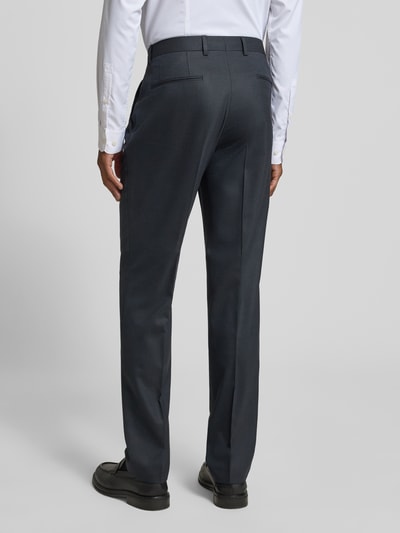 BOSS Regular Fit Anzughose mit Woll-Anteil Modell 'LEON' Blau 5