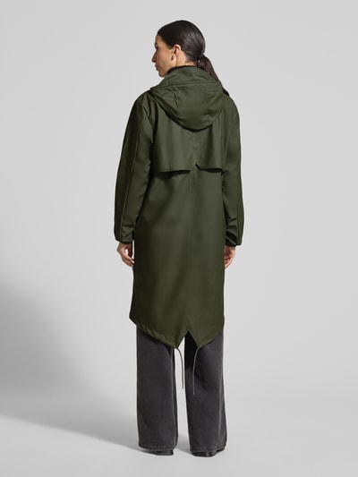 Rains Regular Fit Parker mit Kapuze Modell 'Fishtail' Khaki 5