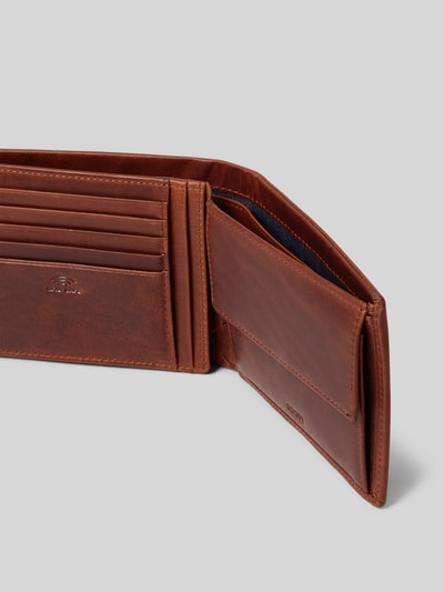 JOOP! COLLECTION Portemonnee van echt rundleer model 'cerratano' Cognac - 3
