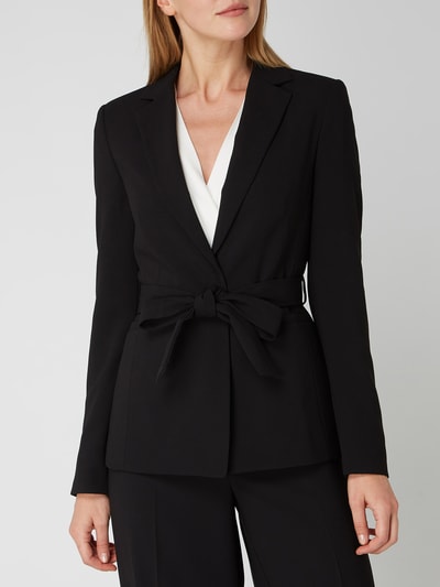 Jake*s Collection Blazer aus Krepp mit Gürtel  Black 4