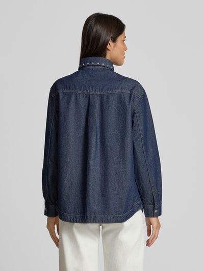 B.Young Jeansbluse mit Knopfleiste Modell 'Kayja' Blau 5