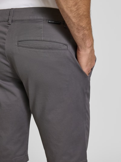Tom Tailor Denim Regular fit bermuda's van katoenmix Antraciet - 3