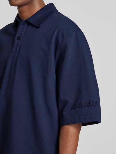 Marni Poloshirt mit 1/2-Ärmel Marine 3