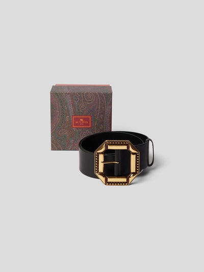 Etro Gürtel aus Leder Schwarz 4