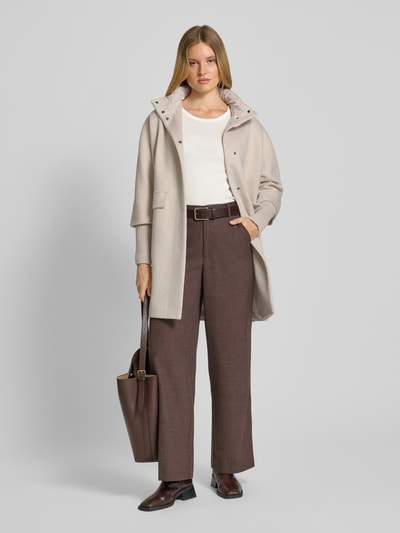 comma Jas met opstaande kraag Beige - 1