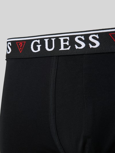 Guess Trunks mit elastischem Bund Modell 'BRIAN HERO' im 3er-Pack Black 2