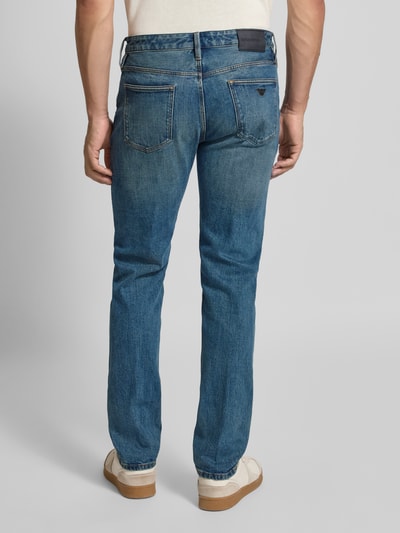 Emporio Armani Regular Fit Jeans mit Logo-Patch Jeansblau 5