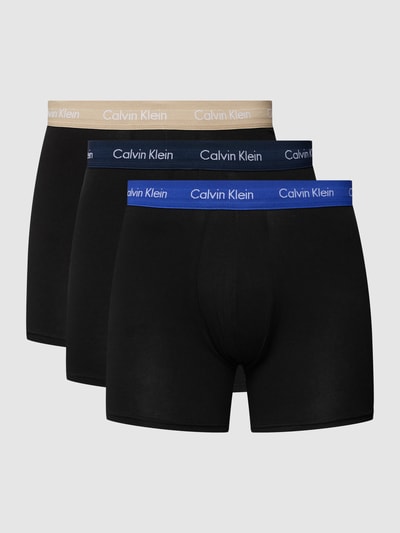 Calvin Klein Underwear Trunks mit Logo-Bund im 3er-Pack Black 2