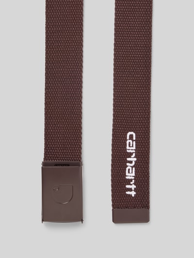 Carhartt Work In Progress Riem met logostitching, model 'Tonal' Bordeaux - 3