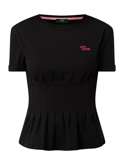 Guess Shirt mit gesmoktem Einsatz  Black 2