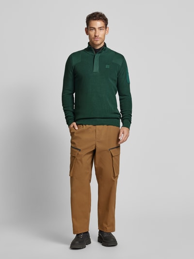 PME Legend Gebreide pullover met turtleneck Groen - 1