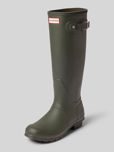 Hunter Stiefel mit verstellbarer Schnalle Oliv 1