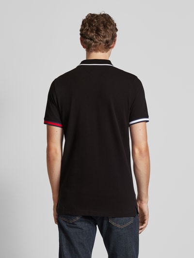 Tommy Jeans Poloshirt mit Label-Stitching Black 5