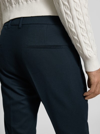 Drykorn Spodnie materiałowe z zakładkami Granatowy 3