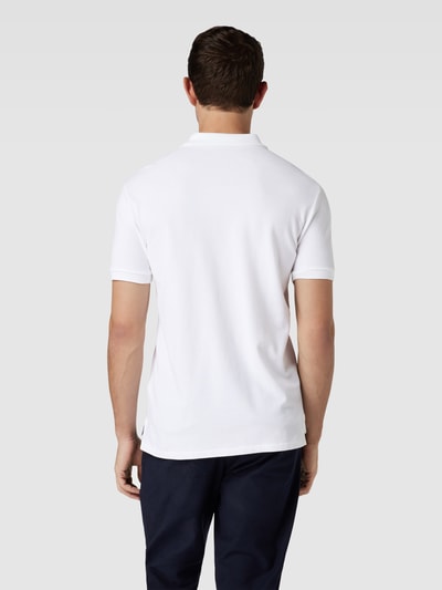 Polo Ralph Lauren Slim Fit Poloshirt mit Motiv-Stitching Weiss 5