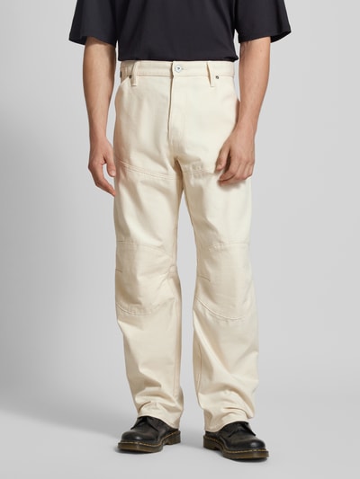 G-Star Raw Broek met labeldetail Offwhite - 4