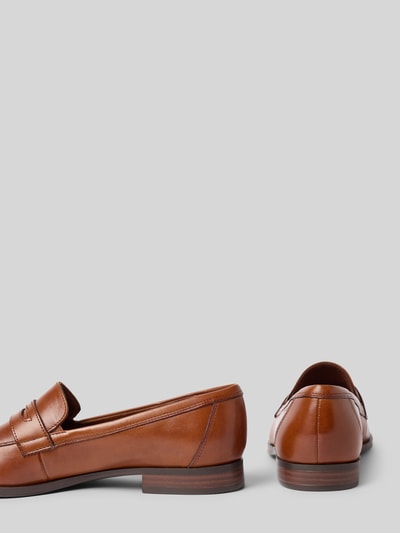 Tamaris Slipper aus echtem Rindsleder Cognac 2