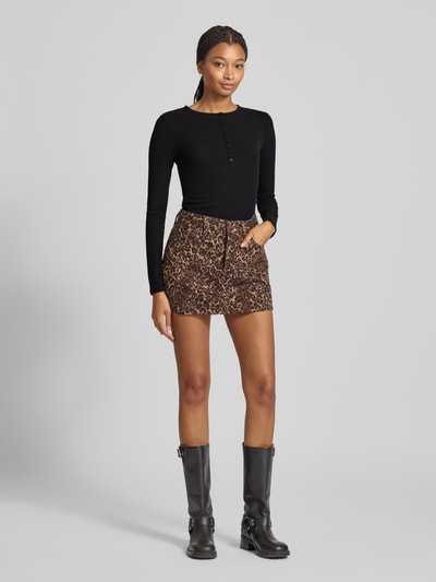 Tom Tailor Denim Slim Fit Langarmshirt aus Viskose-Mix
 Black 1