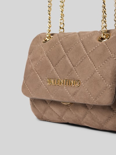 Valentino Bags Umhängetasche mit Label-Detail Modell 'OCARINA' Taupe 2