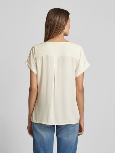 Soyaconcept Bluse mit Tunikakragen Modell 'Radia' Offwhite 5