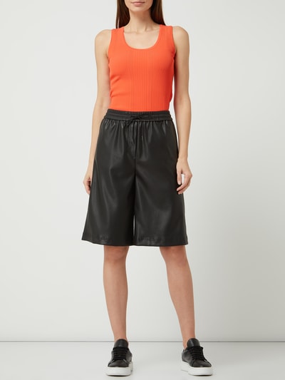 Marc Cain Top met ribstructuur  Rood - 1