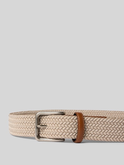 Lloyd Men's Belts Gevlochten riem in two-tone-stijl Beige - 2
