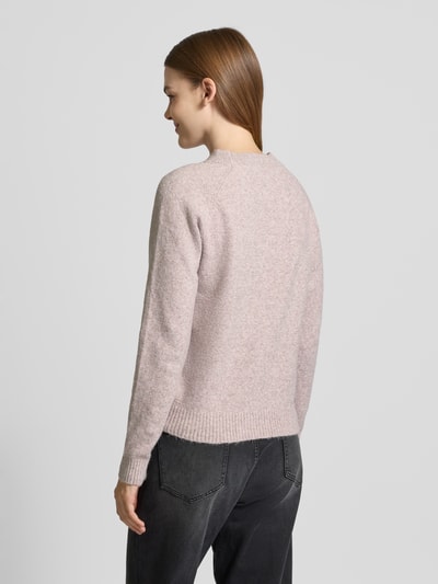 Vero Moda Regular Fit Strickpullover in Melange Modell 'DOFFY' Hellrosa 5