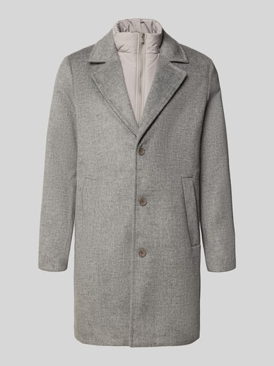 Jack & Jones Premium Lange jas met opstaande kraag, model 'BLASTANFORD' Middengrijs gemêleerd - 2