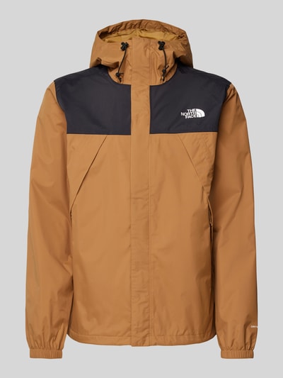 The North Face Kurtka o kroju regular fit z nadrukiem z logo model ‘ANTORA’ Błotnisty 2