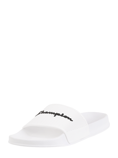 CHAMPION Slides mit Logo Weiss 1