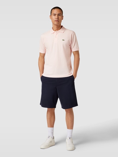 Lacoste Koszulka polo z wyhaftowanym logo Różowy 1