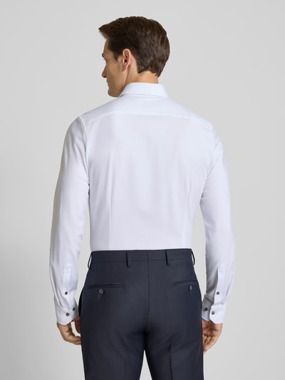 OLYMP No. Six Super slim fit zakelijk overhemd met kentkraag Wit - 5