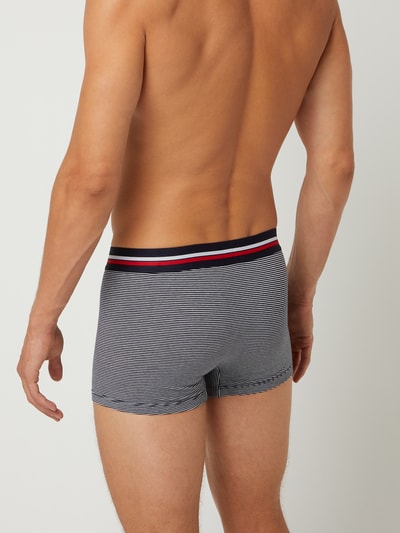 Lacoste Trunks mit elastischem Logo-Bund im 3er-Pack Marine 5