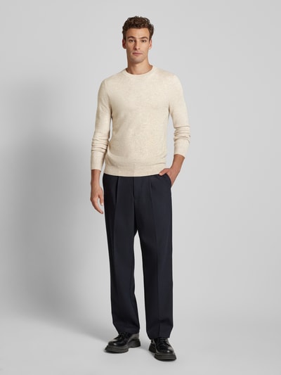 MCNEAL Gebreide pullover met ronde hals Kit gemêleerd - 1