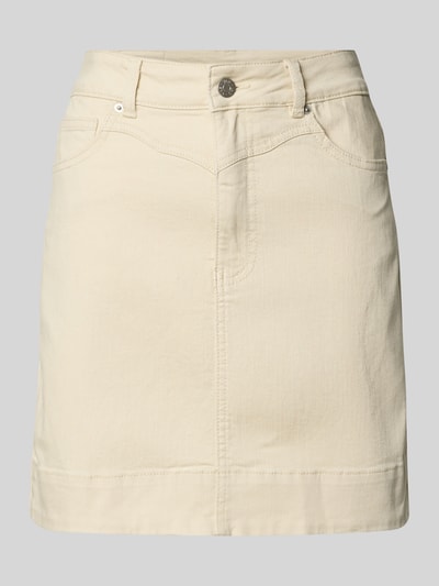 YAS Jeansrock mit Eingrifftaschen Offwhite 2