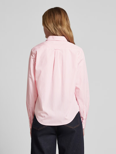 Gant Hemdbluse mit Label-Stitching Pink 5