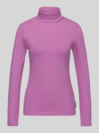 Marc O'Polo DENIM Regular Fit Langarmshirt aus Baumwoll-Mix Fuchsia 2