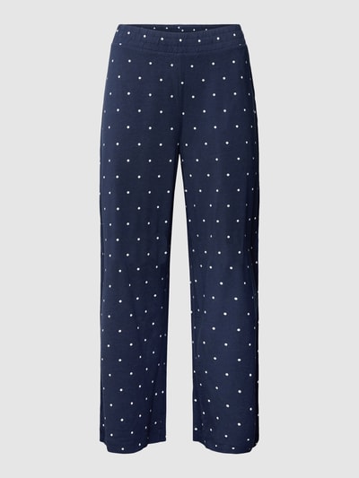 Jake*s Casual Pyjamabroek met polkadots Marineblauw - 2