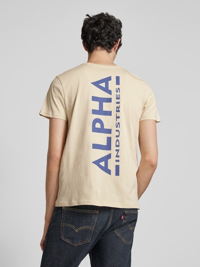 Alpha Industries T-Shirt mit Rückenprint Offwhite 5