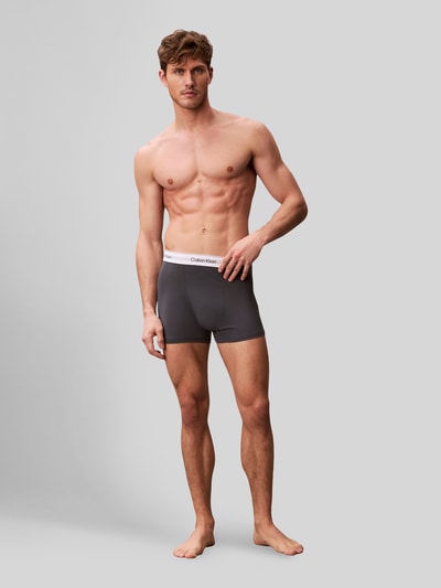 Calvin Klein Underwear regular fit trunks van katoenmix in set van 3 Marineblauw - 1
