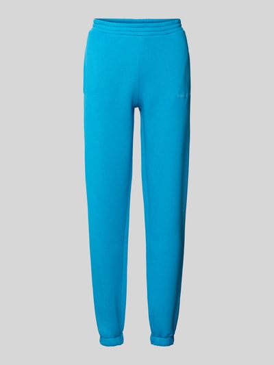 Review Regular Fit Jogpants mit Baumwolle Aqua 2