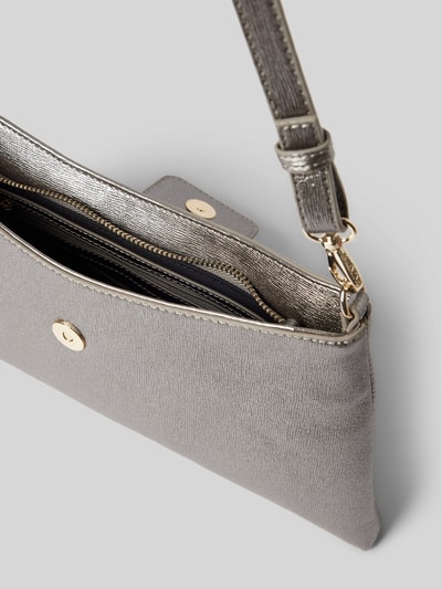 VALENTINO BAGS Handtasche mit Label-Detail Modell 'AROMA' Silber 4