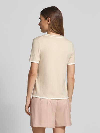 s.Oliver BLACK LABEL Regular Fit T-Shirt aus Viskose-Mix Sand 5
