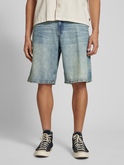REVIEW Baggy Fit Jeans Shorts im 5-Pocket-Design - Jorts Blau 4