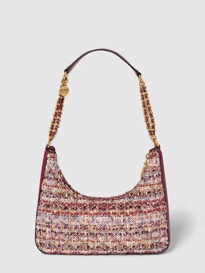 Guess Handtasche in Bouclé-Optik Modell 'GIULLY' Pflaume 4